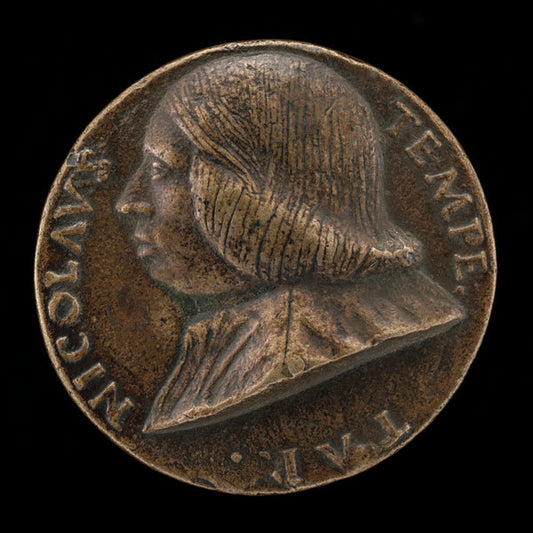 Niccolo Tempesta (?) of Treviso [obverse] by Antonio da Brescia (Italian, active c. 1485 - 1515), 16X12"(A3)Poster Print