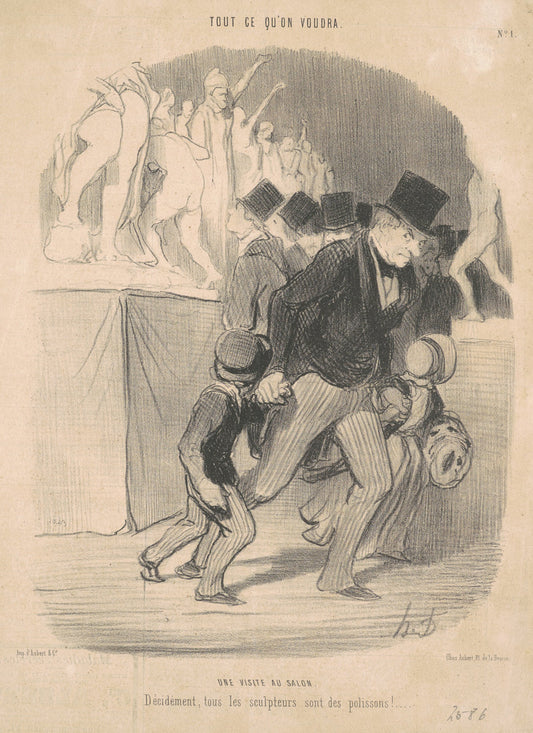 Tout ce qu'on voudra by Honoré Daumier (French, 1808 - 1879), 16X12"(A3)Poster Print