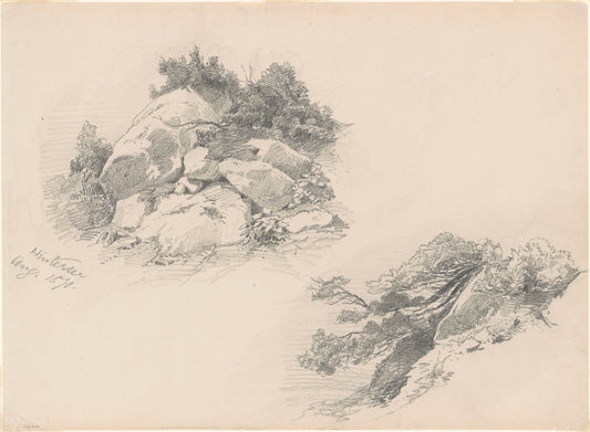 Hintersee, Germany by John Singer Sargent (American, 1856 - 1925), 16X12"(A3)Poster Print