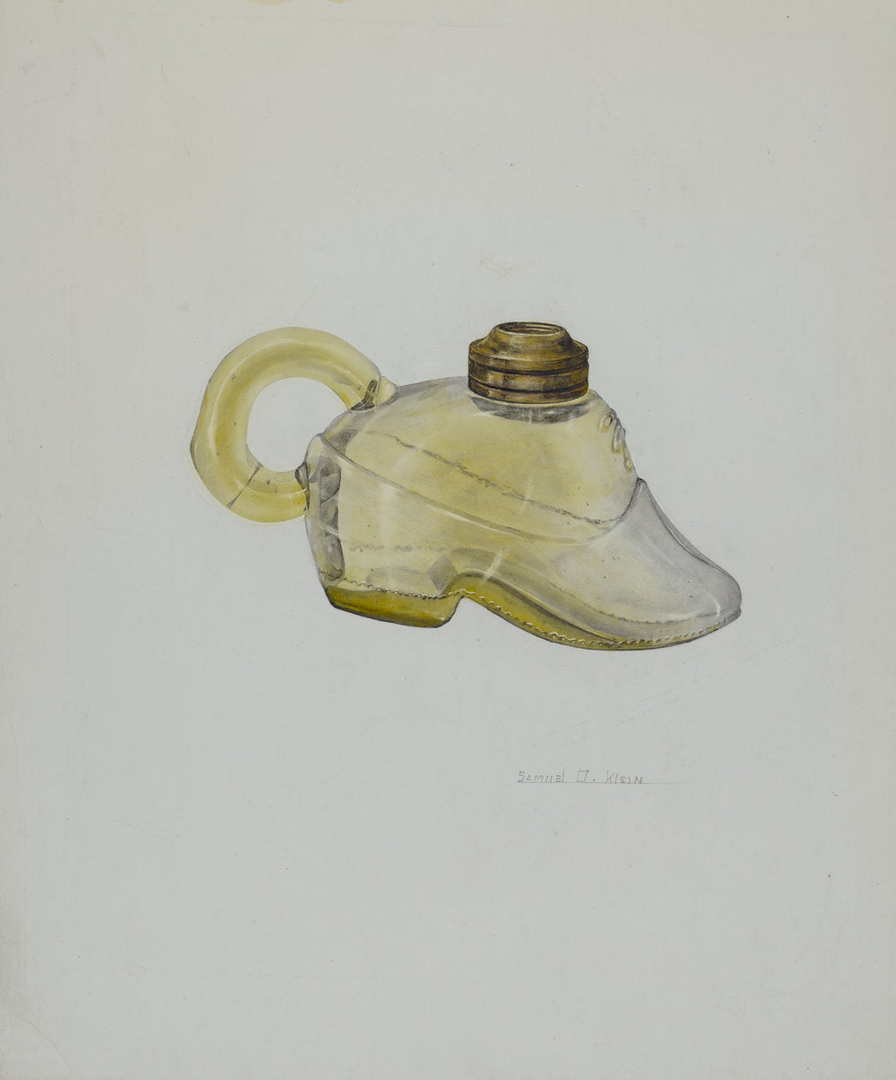 Lamp Base by Samuel O. Klein (American, active c. 1935), 16X12"(A3)Poster Print