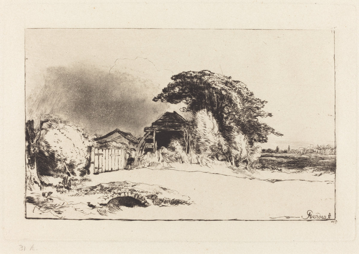 Peckham Rye by Andrew Geddes (British, 1789 - 1844), 16X12"(A3)Poster Print