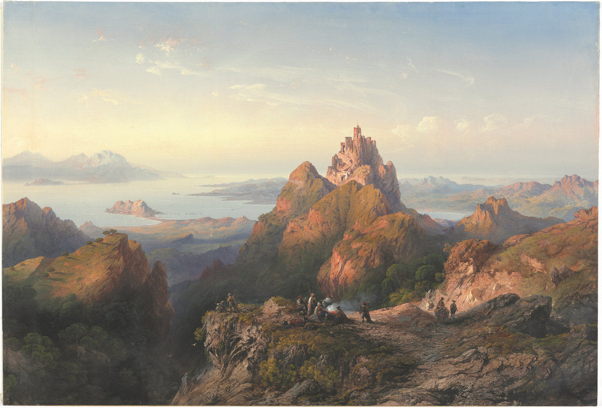 Balaklava by Carlo Bossoli (Italian, 1815 - 1884), 16X12"(A3)Poster Print