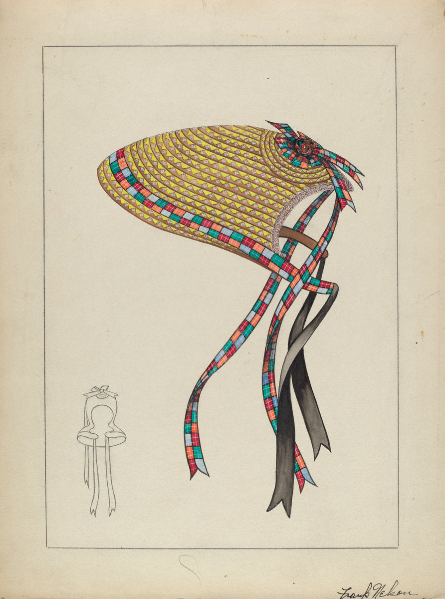 Bonnet by Frank Nelson (American, active c. 1935), 16X12"(A3)Poster Print