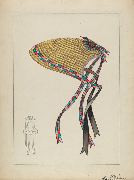 Bonnet by Frank Nelson (American, active c. 1935), 16X12"(A3)Poster Print