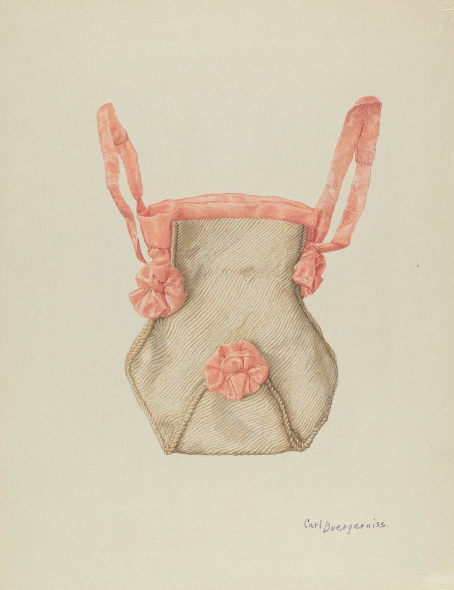 Handbag by Carl Buergerniss (American, 1877 - 1956), 16X12"(A3)Poster Print