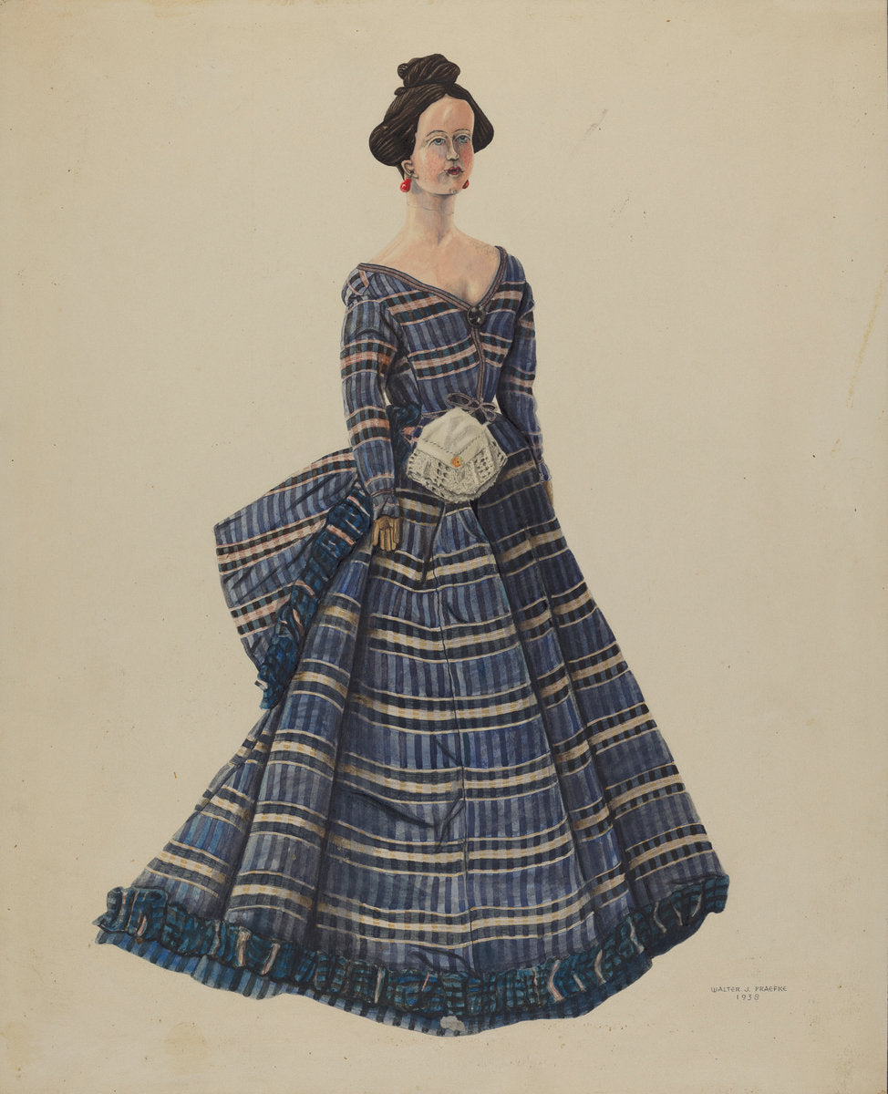 Baltimore Doll by Walter Praefke (American, active c. 1935), 16X12"(A3)Poster Print