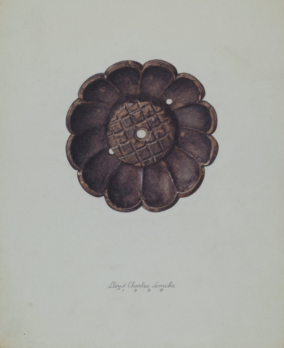 Rosette by Lloyd Charles Lemcke (American, active c. 1935), 16X12"(A3)Poster Print