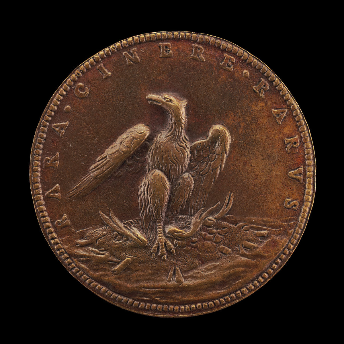 Phoenix [reverse] by Guillaume Dupré (French, c. 1574 - 1642), 16X12"(A3)Poster Print