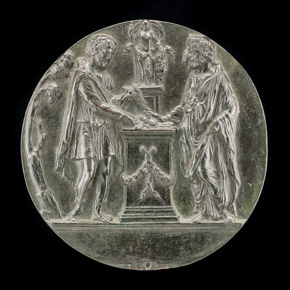 Antique Sacrifice by Tommaso di Calisto (Mantuan, active 1470/1482), 16X12"(A3)Poster Print