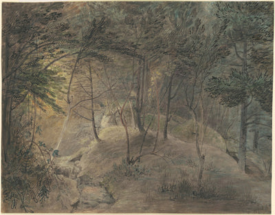 View from the Springhouse at Echo by William Russell Birch (American, 1755 - 1834), 16X12"(A3)Poster Print