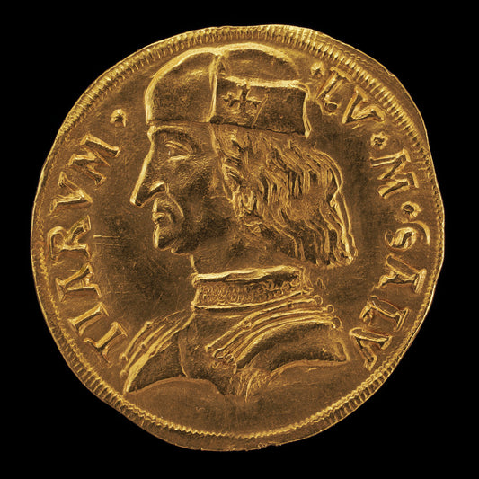 15th century by Carmagnola 15th Century (Lodovico II, 1438-1504, Marquess of Saluzzo 1475 [obverse]), 16X12"(A3)Poster Print