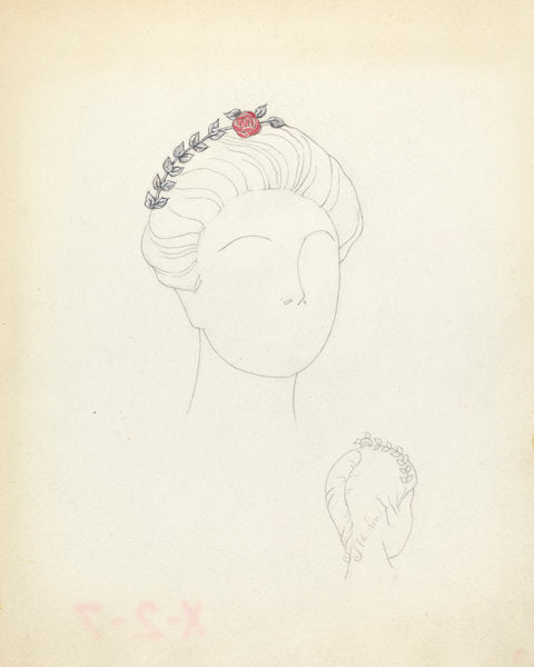 1935/1942 by American 20th Century (Hair Ornament), 16X12"(A3)Poster Print