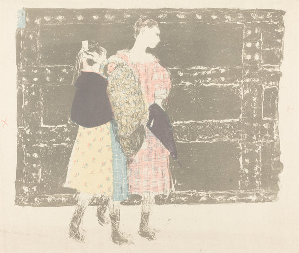 On the "Pont de l'Europe" by Edouard Vuillard (French, 1867 - 1939), 16X12"(A3)Poster Print