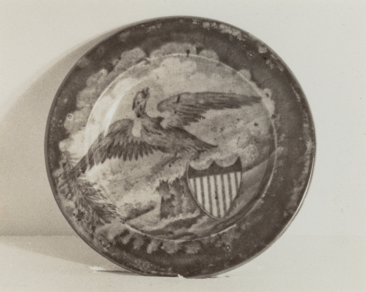 Cup Plate - "U.S. Arms" by Helmut Hiatt (American, active c. 1935), 16X12"(A3)Poster Print