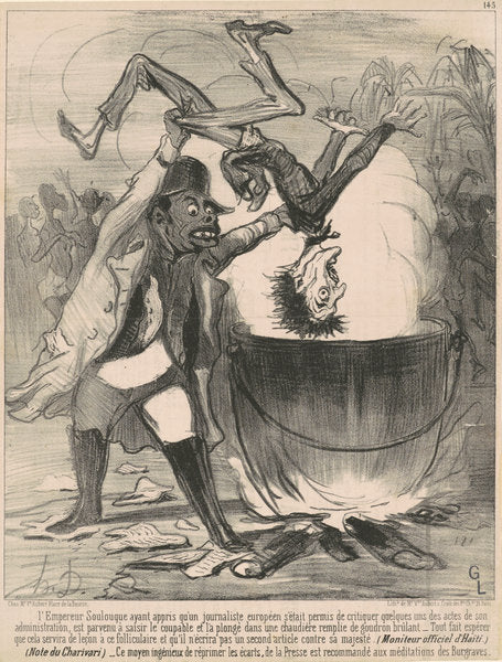 L'empereur soulouque ... by Honoré Daumier (French, 1808 - 1879), 16X12"(A3)Poster Print