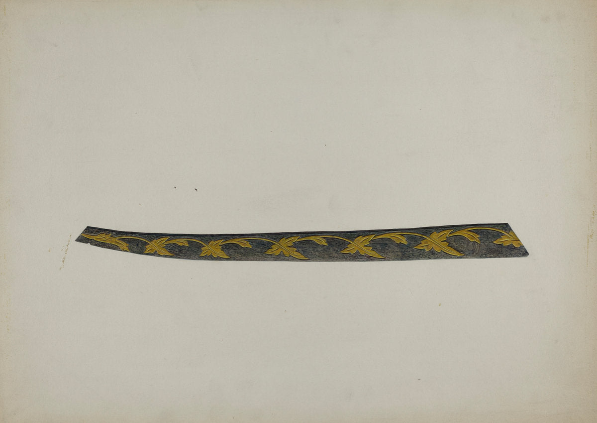 Ship's Trailboard by Sadie Berman (American, active c. 1935), 16X12"(A3)Poster Print