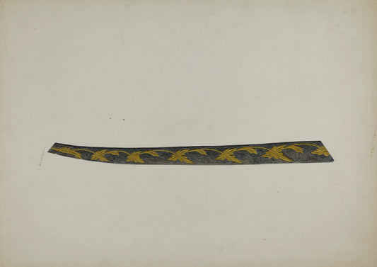 Ship's Trailboard by Sadie Berman (American, active c. 1935), 16X12"(A3)Poster Print