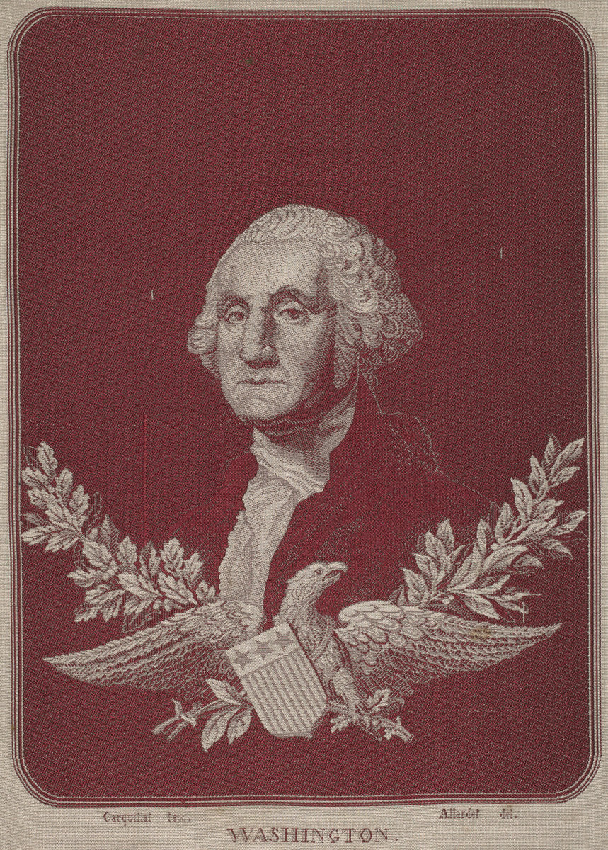 George Washington by François Carquillat, after Allardet (French, 1802 - 1884), 16X12"(A3)Poster Print
