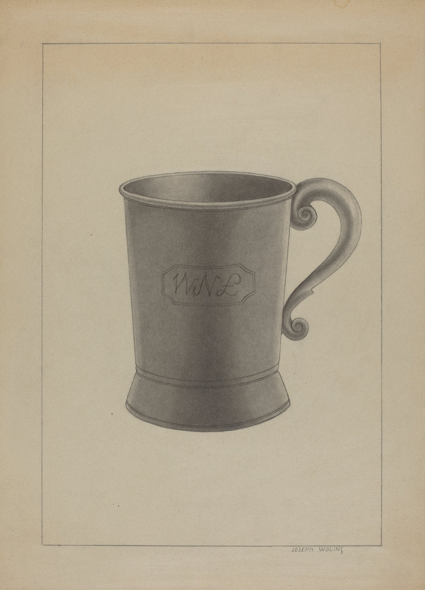 Britannia Mug by Joseph Wolins (American, active c. 1935), 16X12"(A3)Poster Print