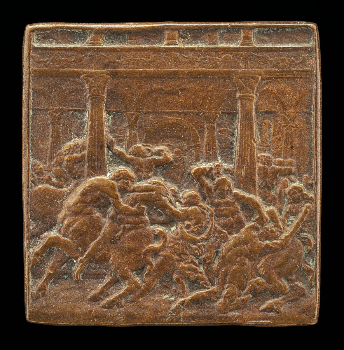 Battle of Centaurs and Lapiths by Caradosso Foppa (Milanese, c. 1452 - 1526/1527), 16X12"(A3)Poster Print