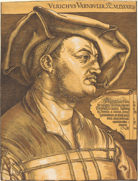 Ulrich Varnbuler by Albrecht Dürer (German, 1471 - 1528), 16X12"(A3)Poster Print