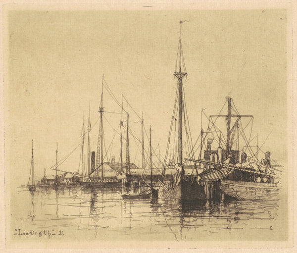 Loading Up by Charles A. Platt (American, 1861 - 1933), 16X12"(A3)Poster Print