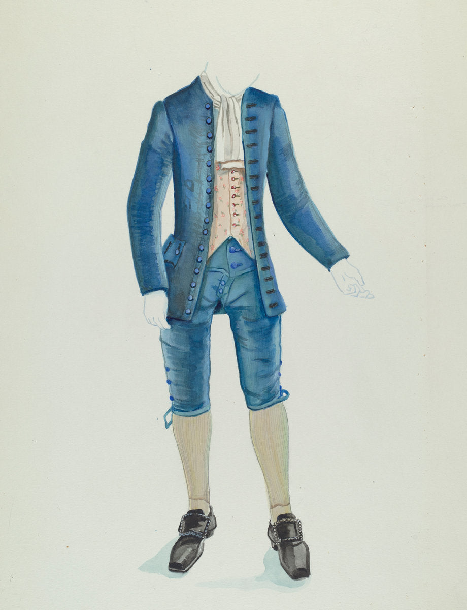 Boy's Suit by Gwyneth King (American, active c. 1935), 16X12"(A3)Poster Print