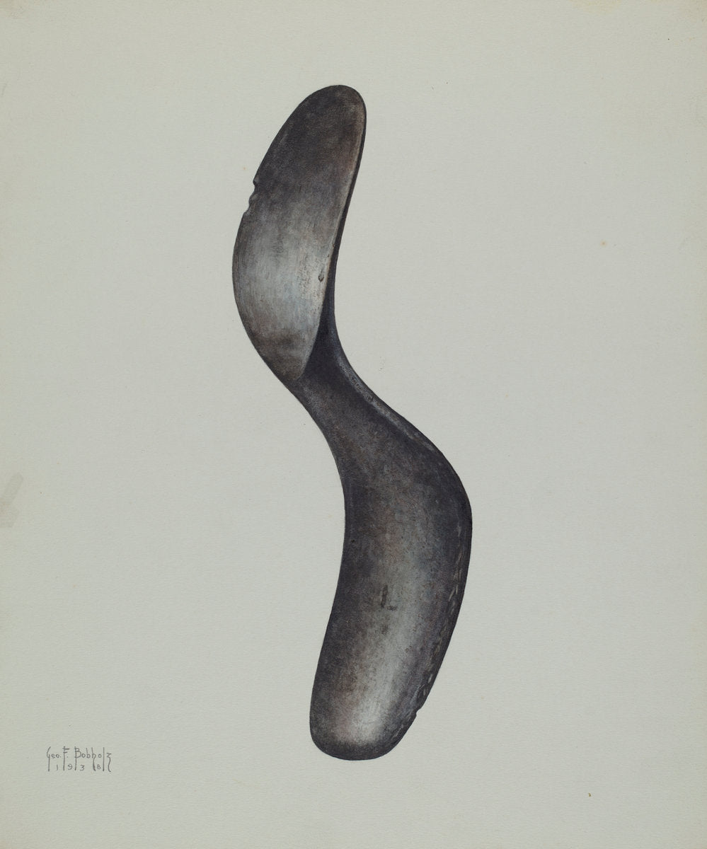 Shoe Last by George Bobholz (American, active c. 1935), 16X12"(A3)Poster Print