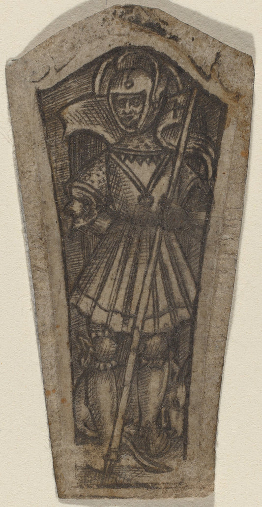 16th century by German 16th Century (Saint George on Foot), 16X12"(A3)Poster Print