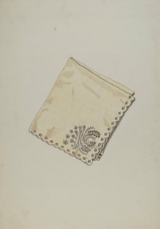 Economy Handkerchief by Katherine Hastings (American, active c. 1935), 16X12"(A3)Poster Print