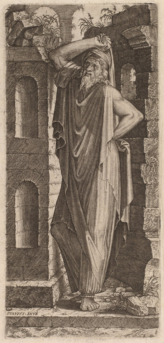 Saint Philip by Lambert Suavius (Flemish, c. 1510 - 1567), 16X12"(A3)Poster Print