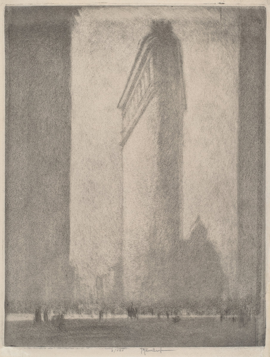 The Flat Iron New York by Joseph Pennell (American, 1857 - 1926), 16X12"(A3)Poster Print