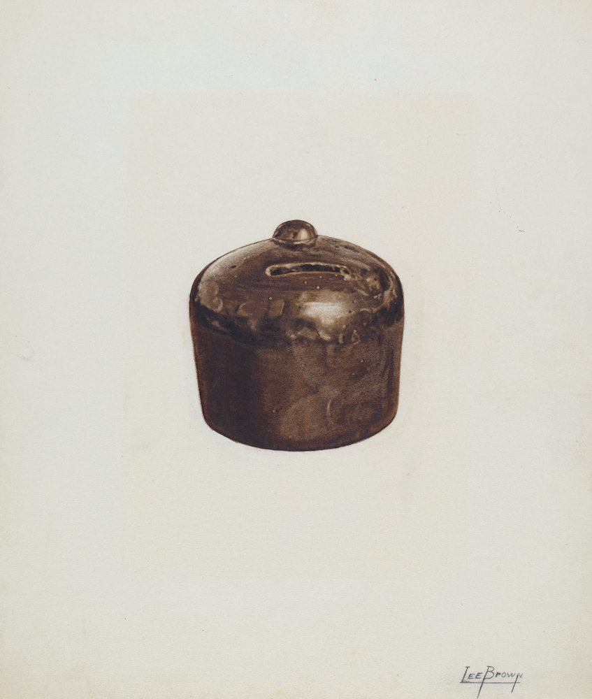 Pottery Bank by Lee Brown (American, active c. 1935), 16X12"(A3)Poster Print