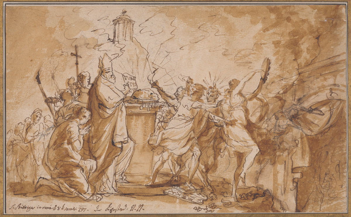 Daniel's Prophecy of the Seventy Weeks by Lukas Stipperger (German, 1755 - 1806), 16X12"(A3)Poster Print