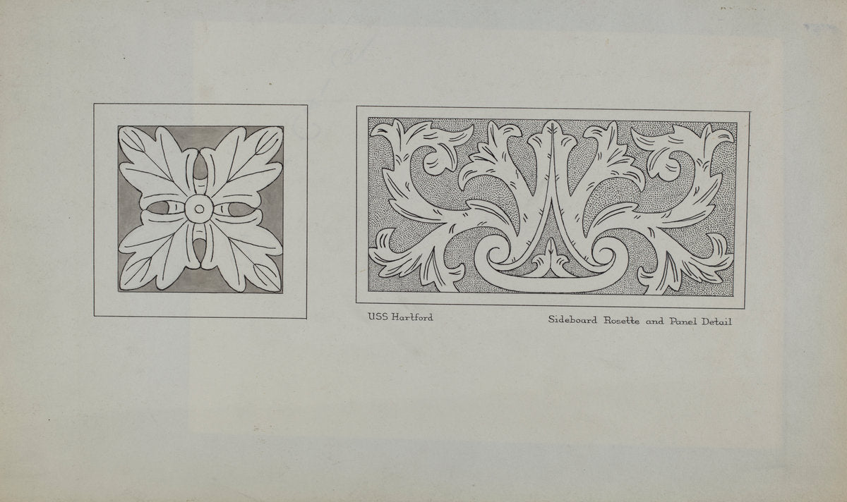 Sideboard by Margaret Gordon (American, active c. 1935), 16X12"(A3)Poster Print