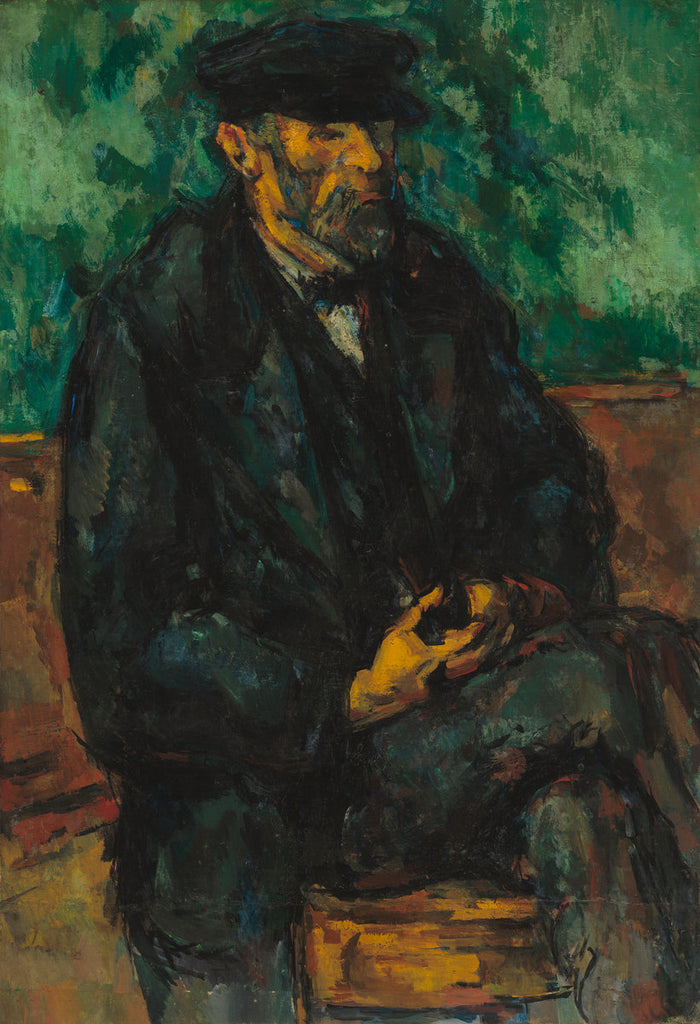 The Gardener Vallier by Paul Cézanne (French, 1839 - 1906), 16X12