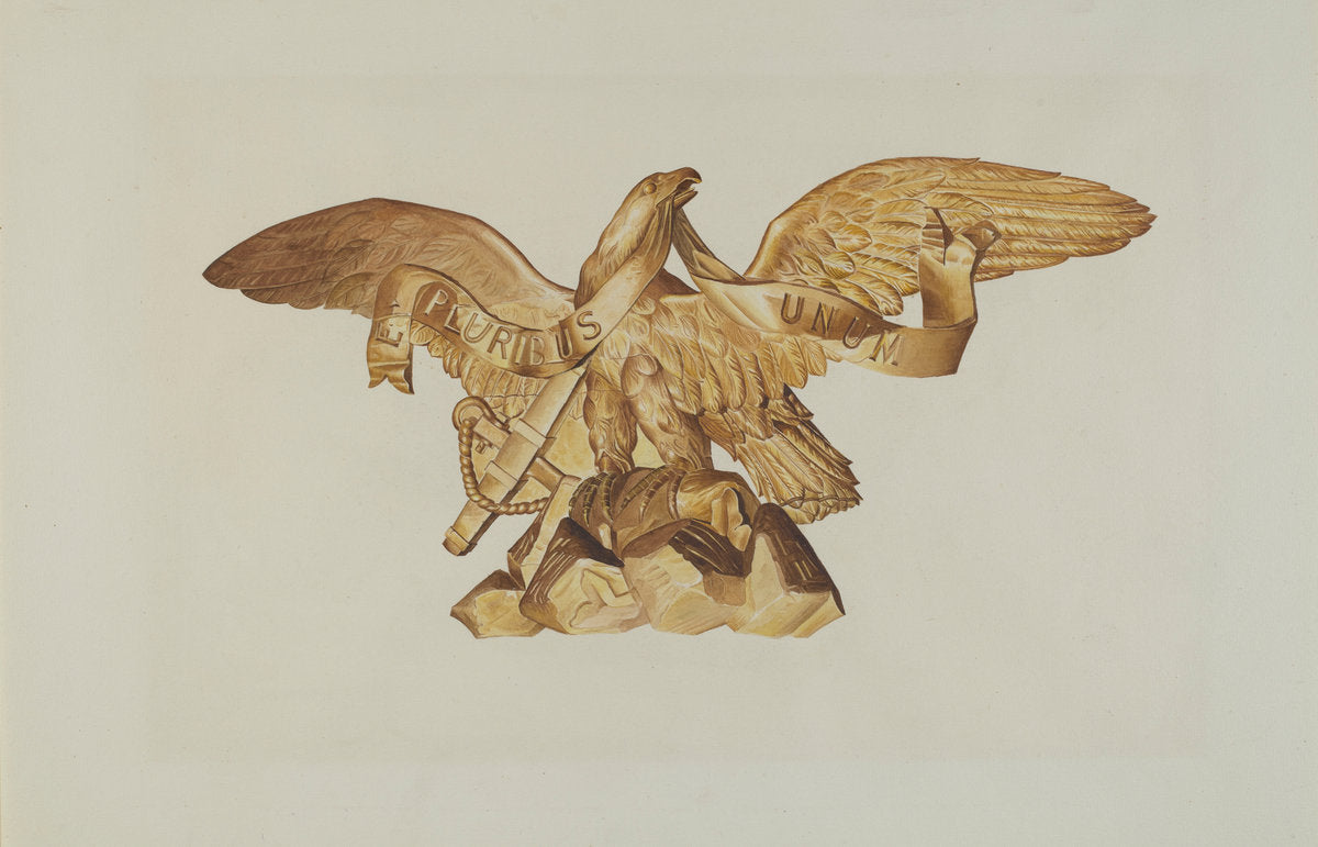 1935/1942 by American 20th Century (Eagle from USS Enterprise), 16X12"(A3)Poster Print