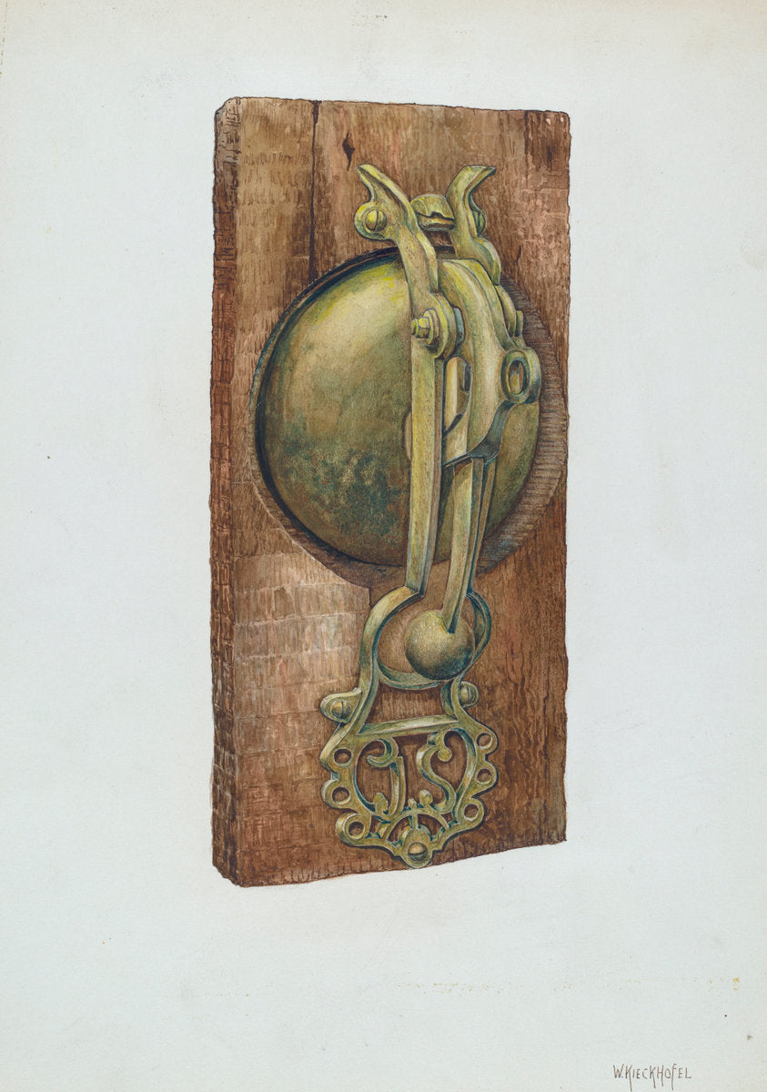 Mule Car Bell by William Kieckhofel (American, active c. 1935), 16X12"(A3)Poster Print