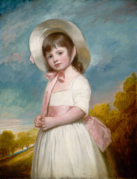 Miss Juliana Willoughby by George Romney (British, 1734 - 1802), 16X12"(A3)Poster Print
