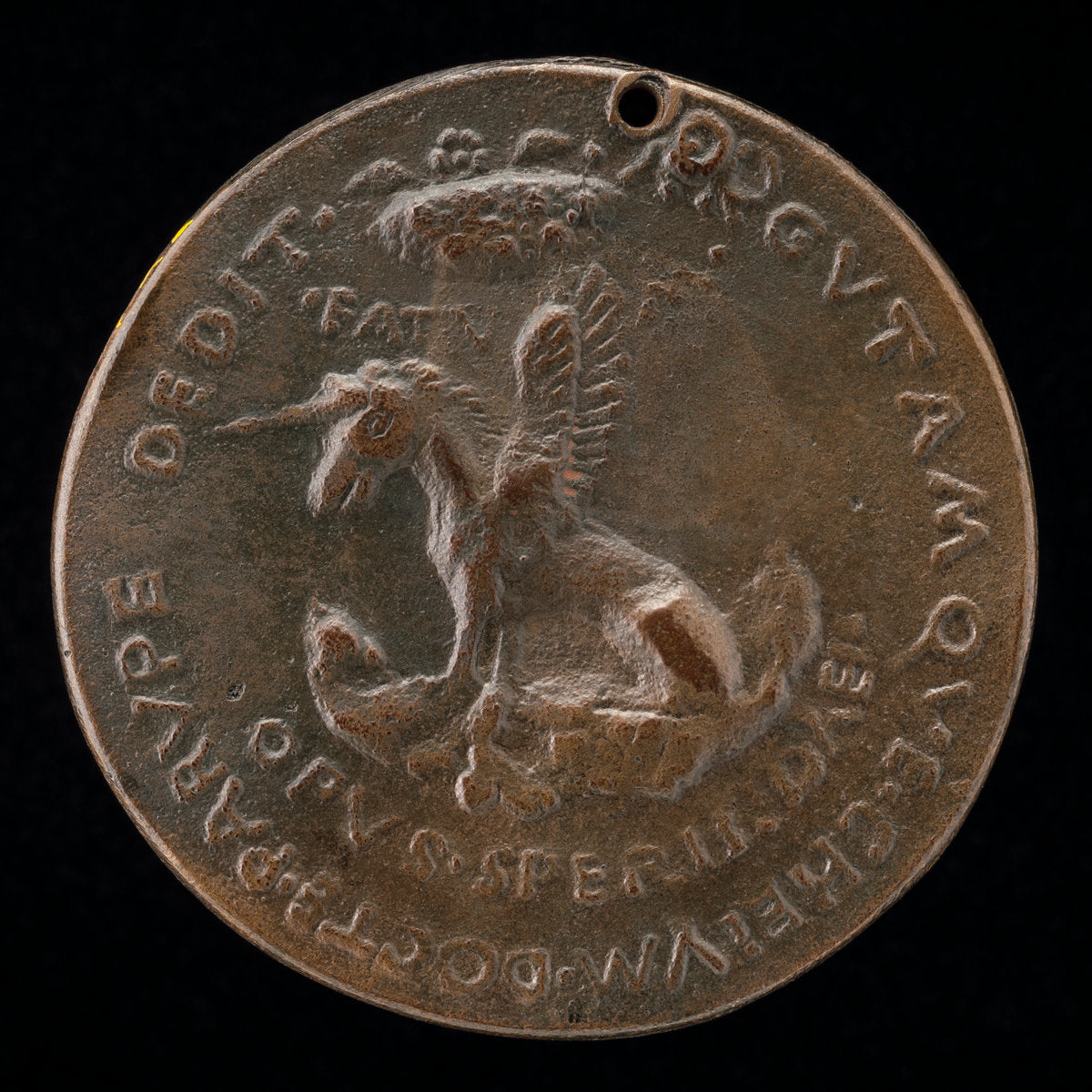 Unicorn-Pegasus [reverse] by Sperandio (Italian, c. 1425/1428  - c. 1504), 16X12"(A3)Poster Print