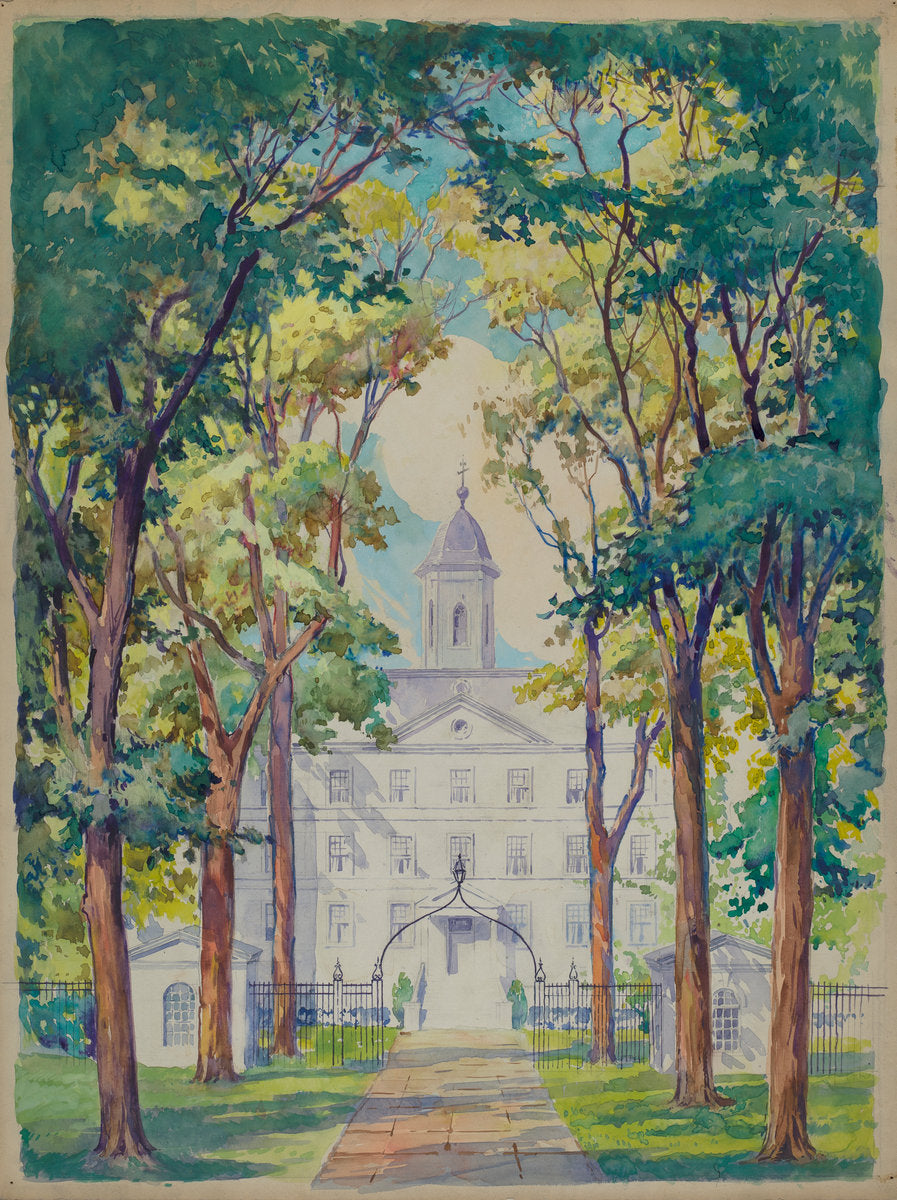 New York City Hospital by Gilbert Sackerman (American, active c. 1935), 16X12"(A3)Poster Print