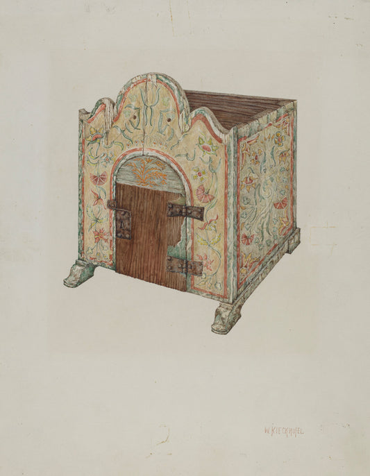 Tabernacle (Ecclesiastical Furniture) by William Kieckhofel (American, active c. 1935), 16X12"(A3)Poster Print