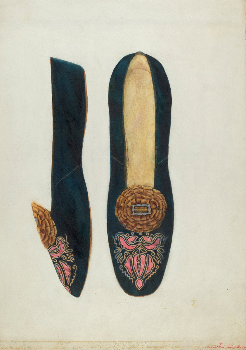 Woman's Slipper by Ann Gene Buckley (American, active c. 1935), 16X12"(A3)Poster Print