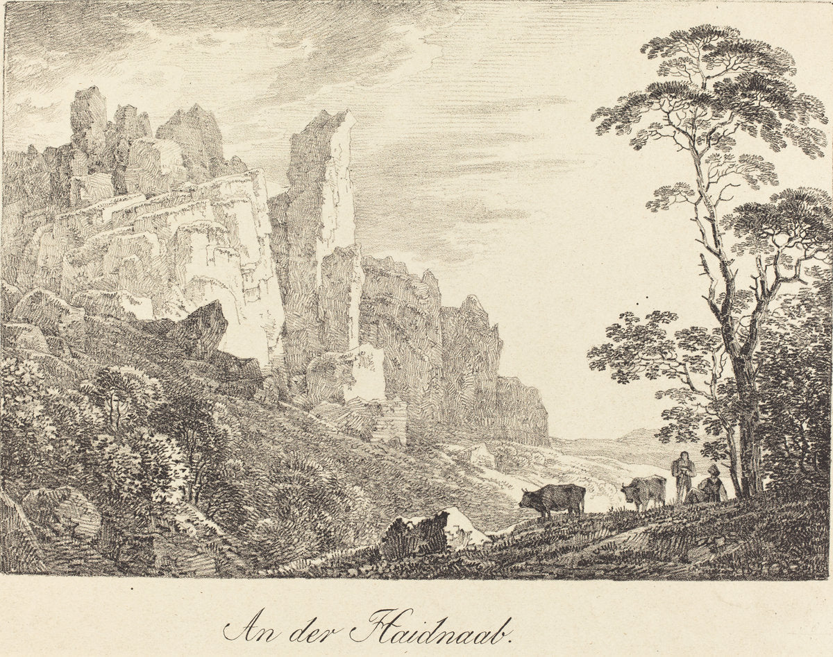 An der Haidnaab by Max Joseph Wagenbauer (German, 1774 - 1829), 16X12"(A3)Poster Print
