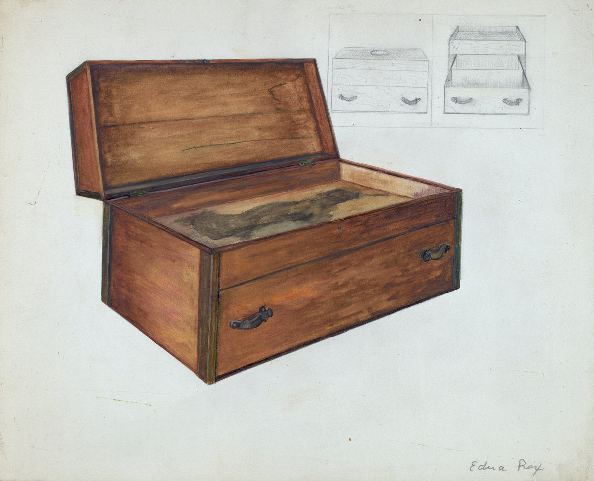 Box by Edna C. Rex (American, active c. 1935), 16X12"(A3)Poster Print