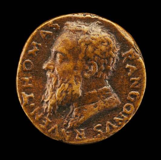 Tommaso Rangone, 1493-1577, Physician of Ravenna [obverse] by Alessandro Vittoria (Venetian, 1525 - 1608), 16X12"(A3)Poster Print