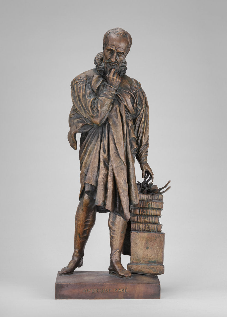 Ambroise Paré by Pierre-Jean David d'Angers (French, 1788 - 1856), 16X12"(A3)Poster Print