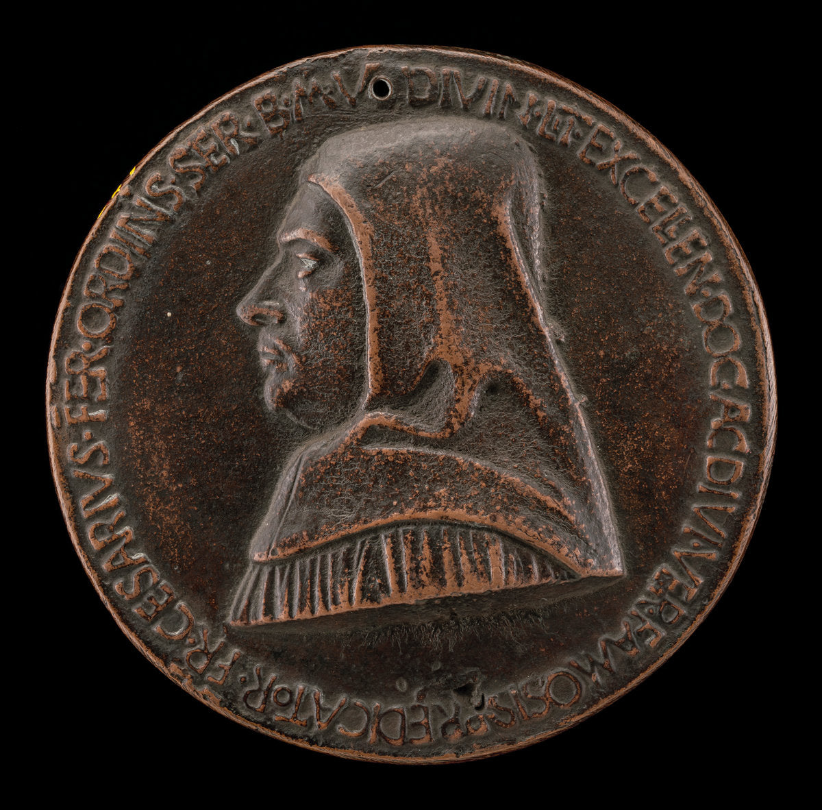 Fra Cesario of Ferrara, died 1490, Servite Monk by Sperandio (Italian, c. 1425/1428  - c. 1504), 16X12"(A3)Poster Print