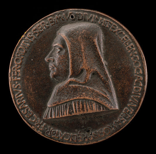 Fra Cesario of Ferrara, died 1490, Servite Monk by Sperandio (Italian, c. 1425/1428  - c. 1504), 16X12"(A3)Poster Print