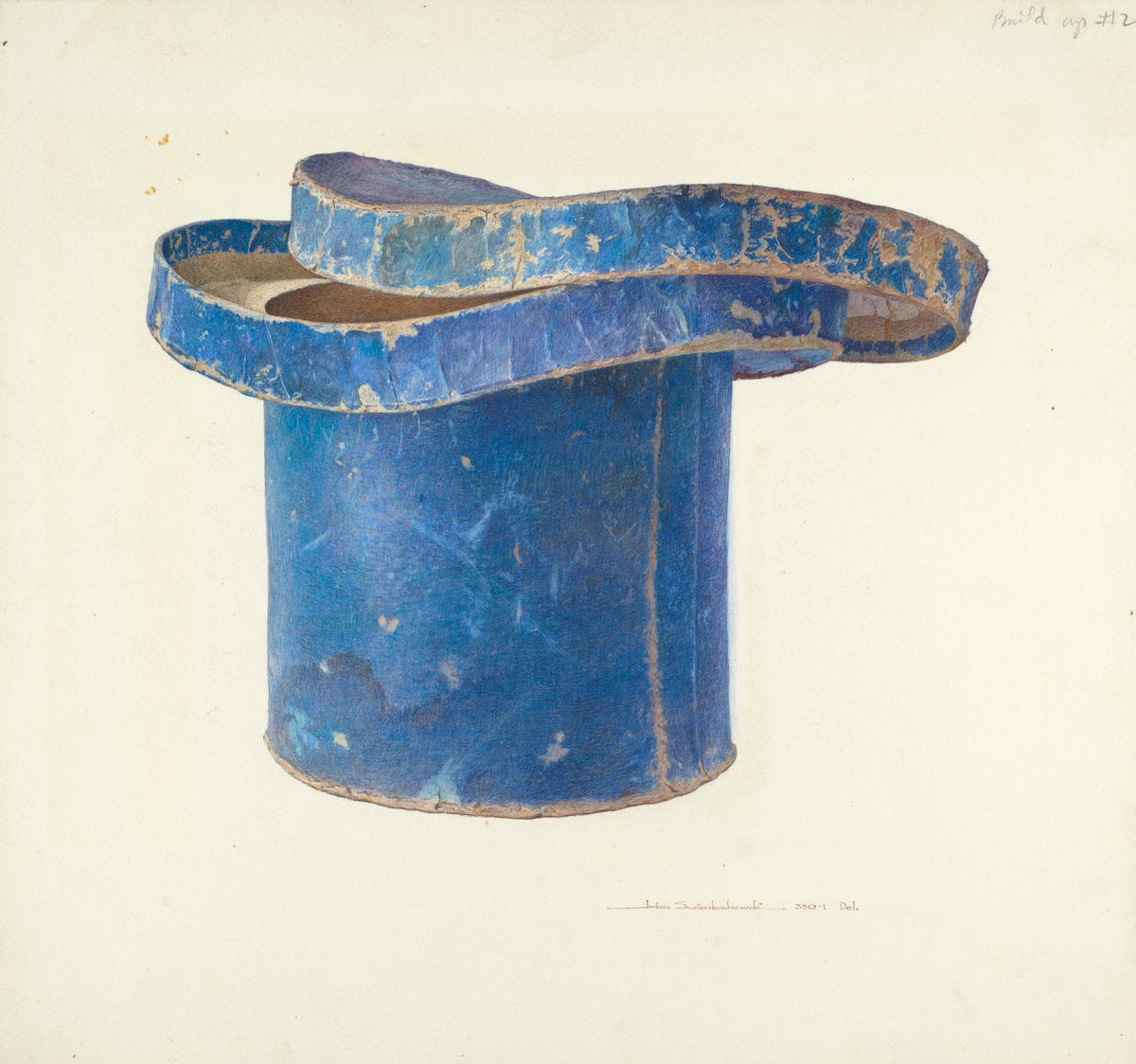 Bandbox by John Swientochowski (American, active c. 1935), 16X12"(A3)Poster Print